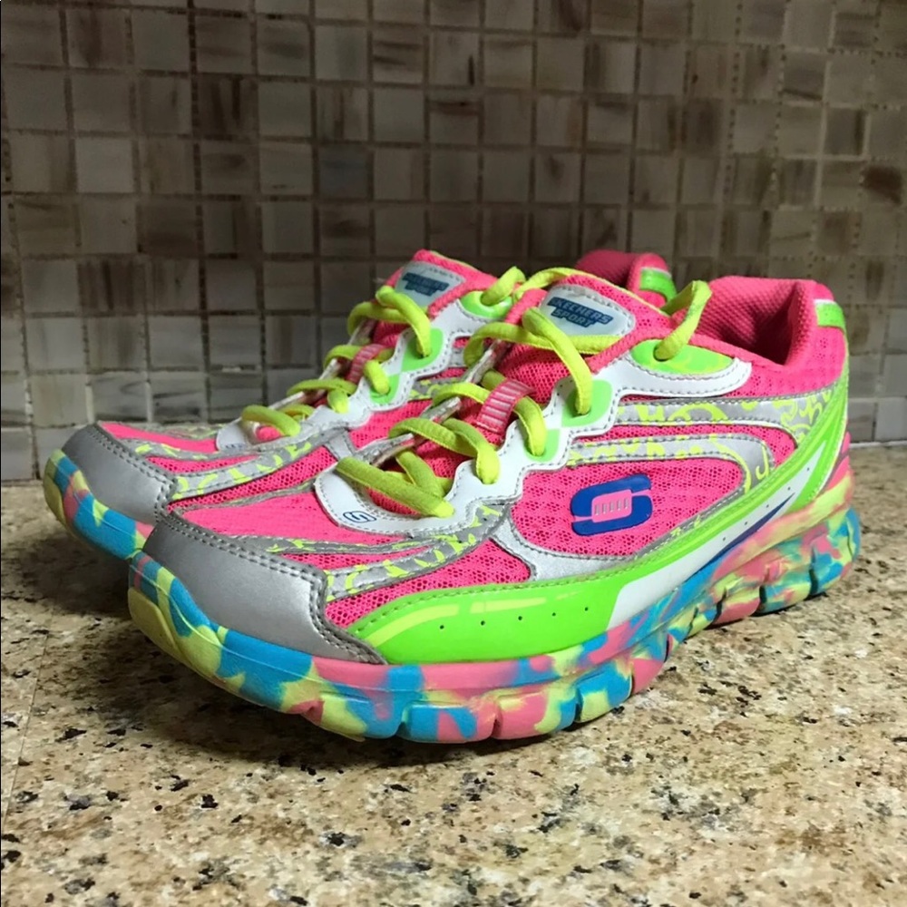 Skechers Synergy Confetti Women’s Size 6 EUC